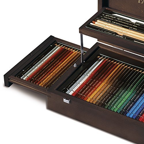 Art & Graphic Collection, wooden case, 125 pieces - colors - Faber Castell - 3