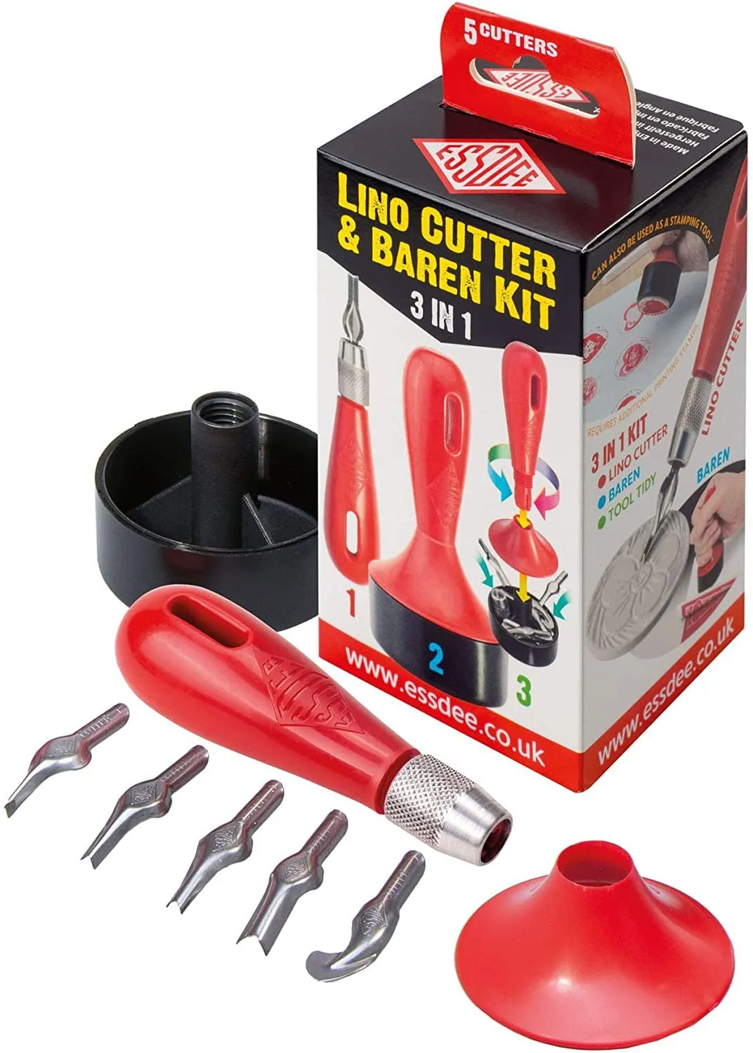 Colorfin Lino Cutting Baren Kit - Tools