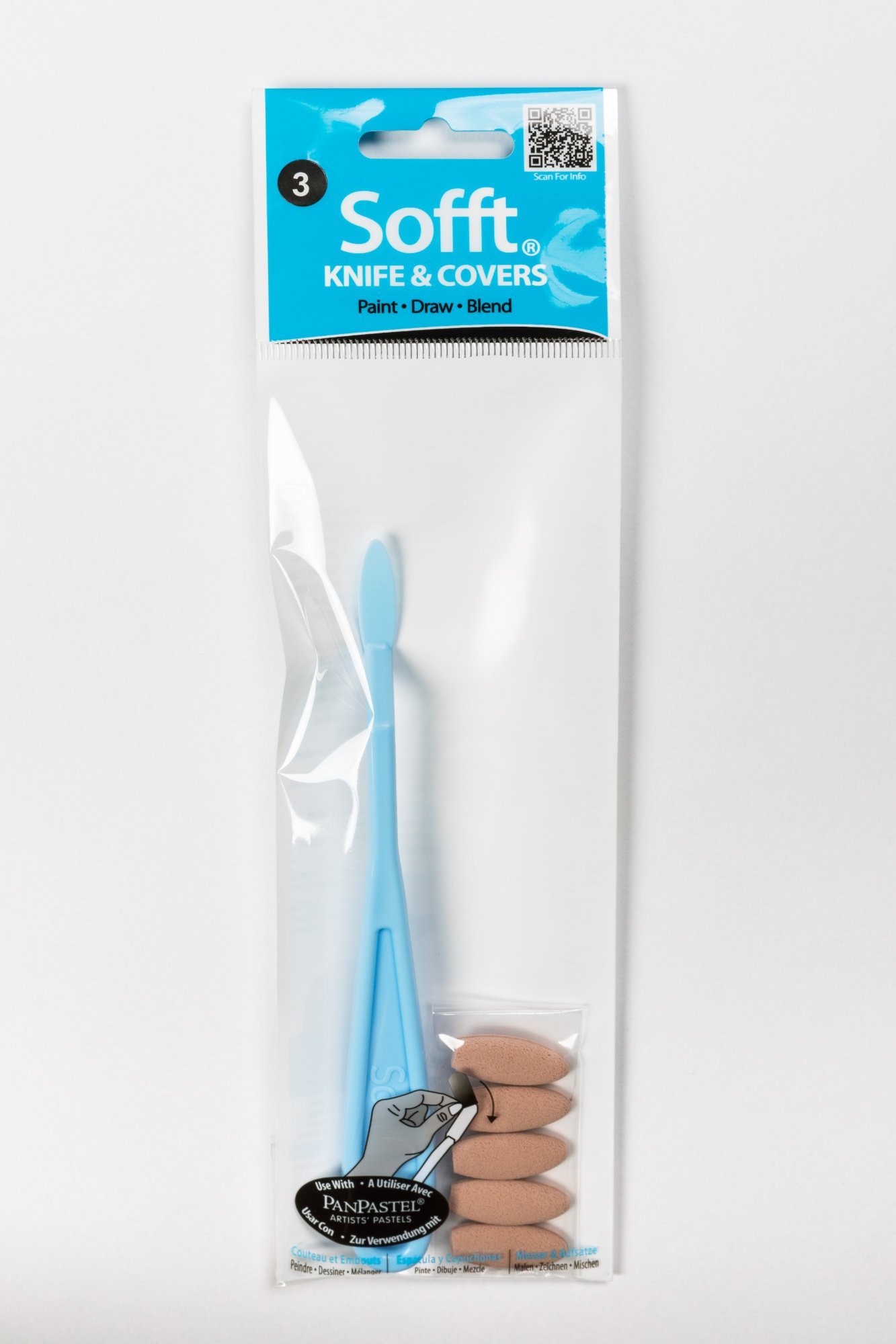 Knife & Covers - No. 3 Oval