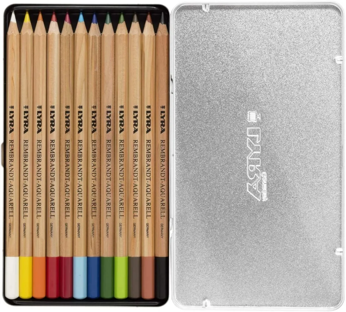 LYRA Rembrandt Aquarell Artists' Colored Pencils, Set of 12 Pencils - ألوان - ليرا - 2