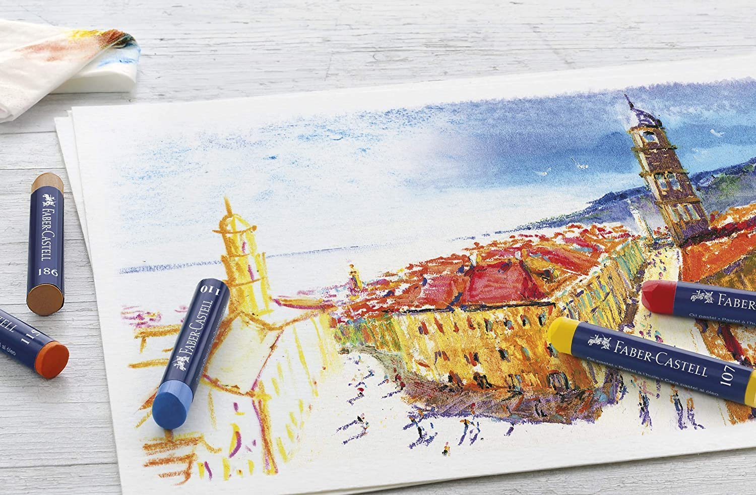 Oil pastels