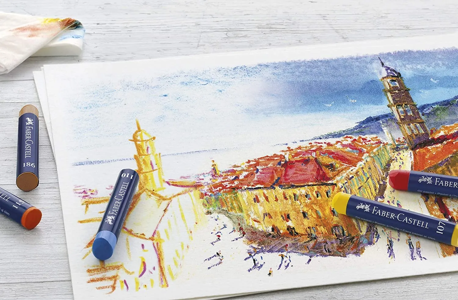 Oil pastels - ألوان - فابر كاستل
