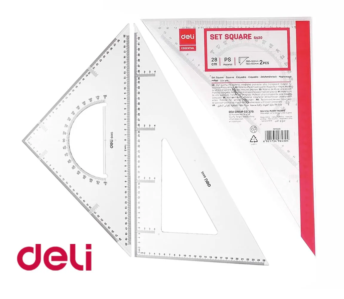 Set Square ruler - قرطاسية - ديلي
