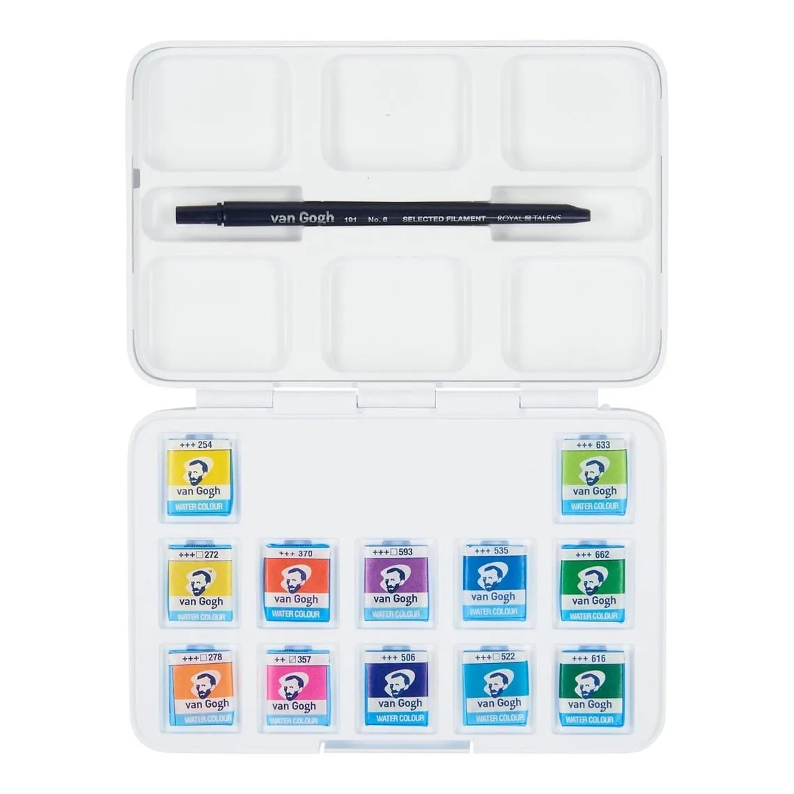Watercolor Pocket Box Vibrant Colours - colors - Royal Talens - 6