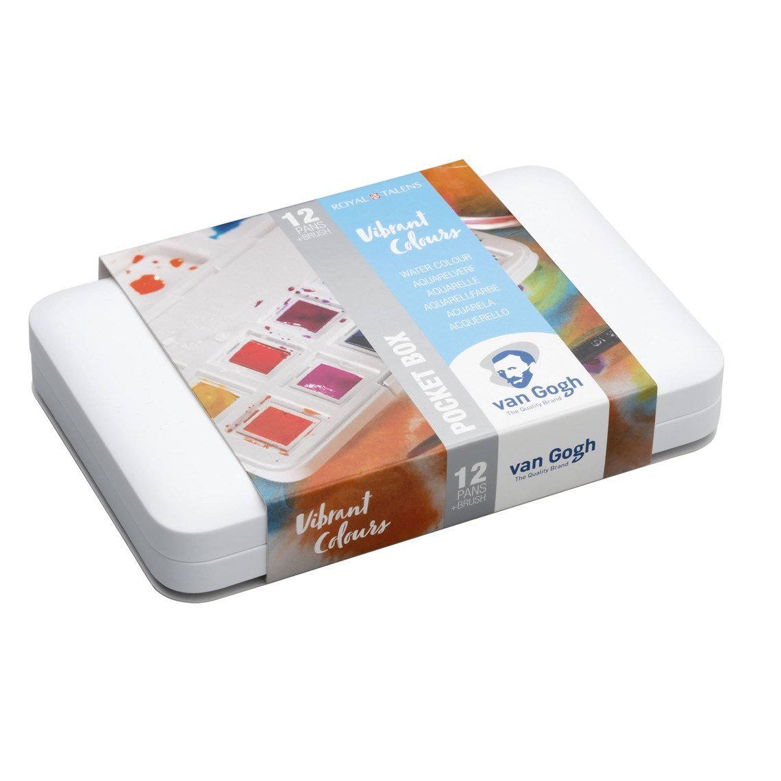 Watercolor Pocket Box Vibrant Colours